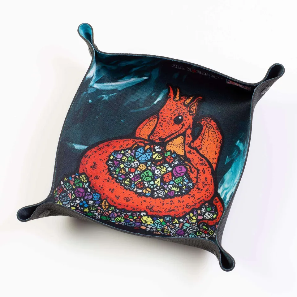 All Rolled Up Dragon Hoard Cave skládací dice tray