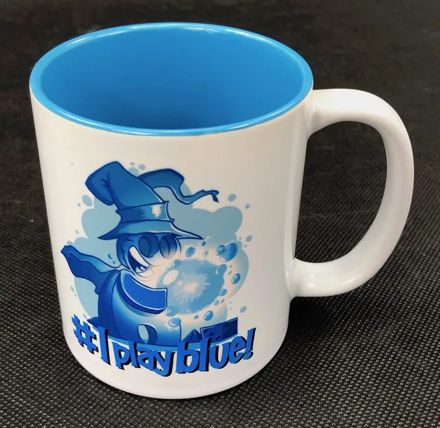 Geek Mod hrnek #IplayBlue keramický modrý
