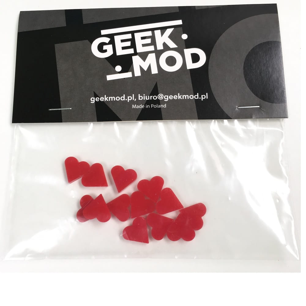 Geek Mod Love Letter sada žetonů srdce 13 ks