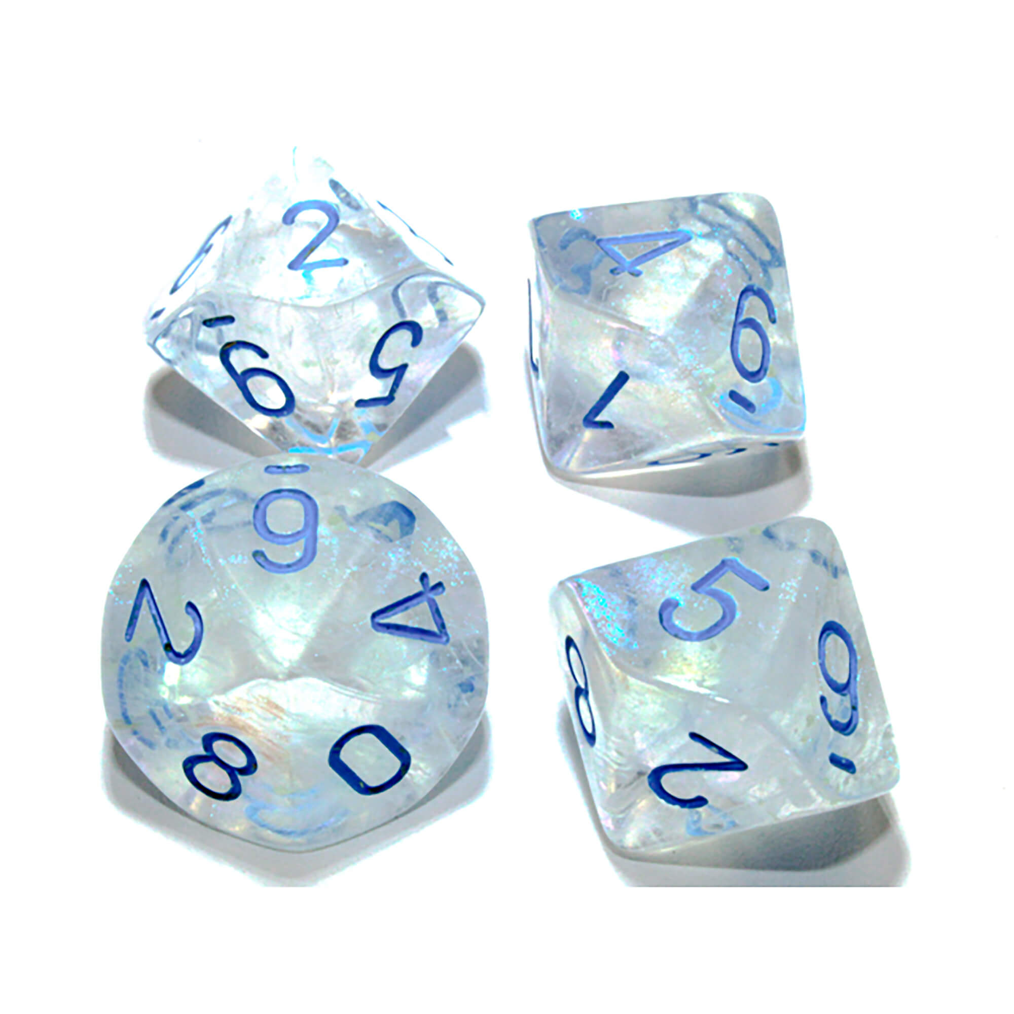 Chessex Borealis sada kostek 10x D10 Icicle Luminary