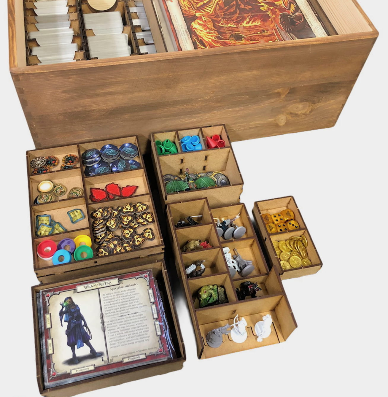 Geek Mod Talisman dřevěná truhla na hru