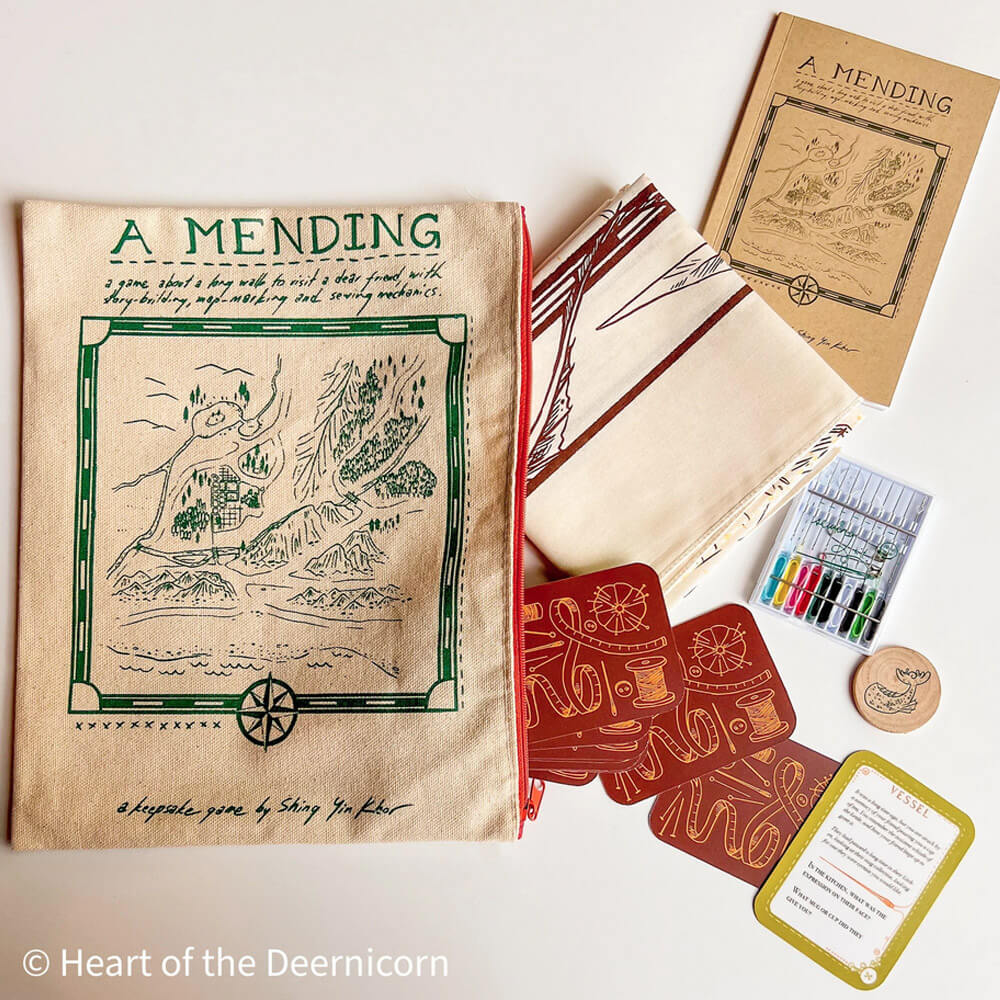 All Rolled Up A Mending sólo RPG hra šicí sada