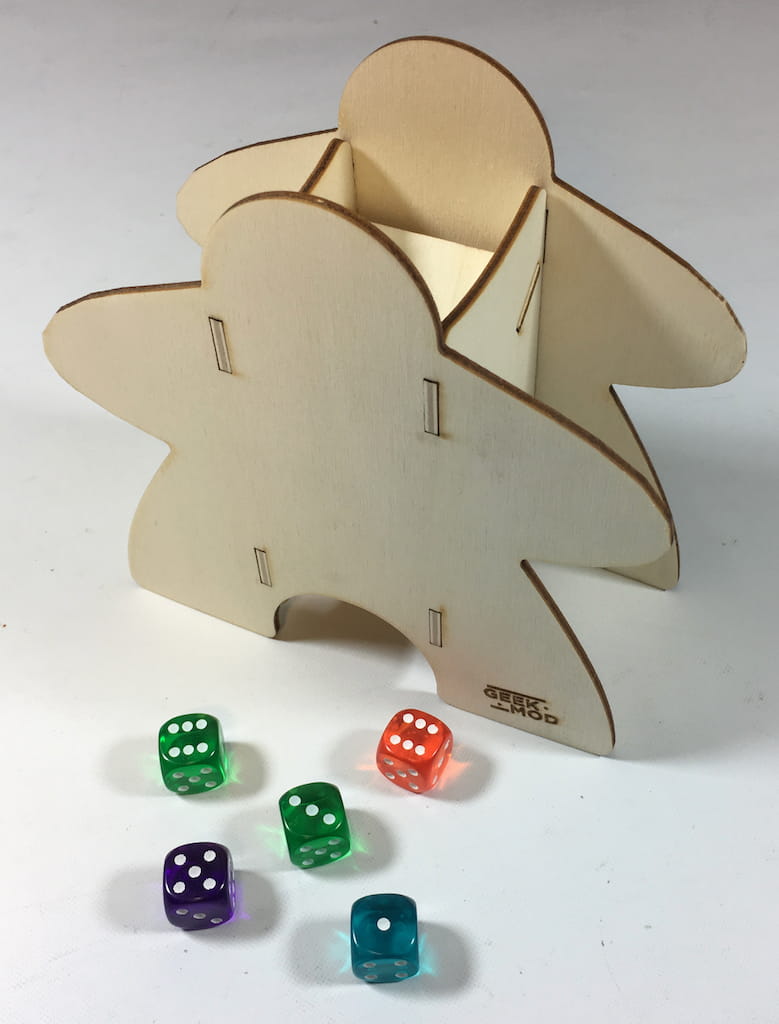 Geek Mod Meeple věž na kostky světlá