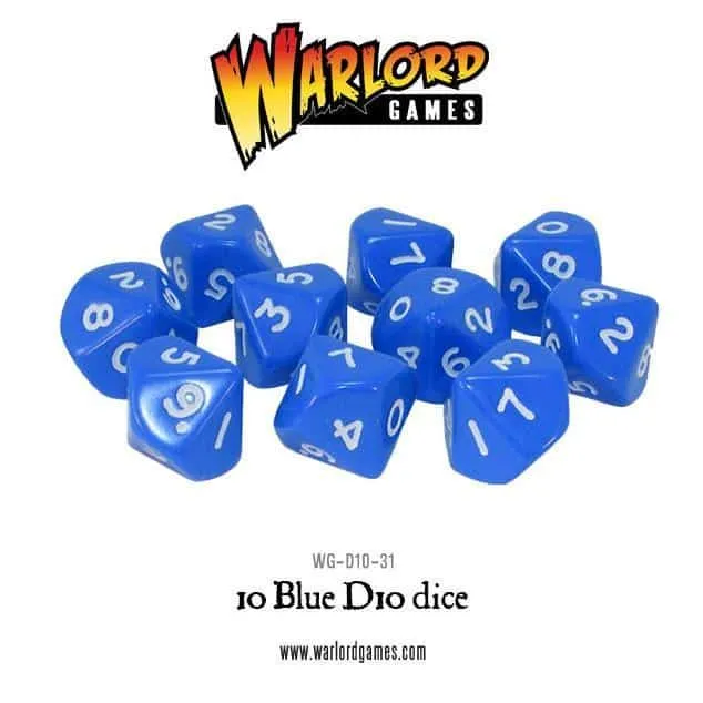 Geek Mod D10 Dice Pack Blue sada kostek 10 ks