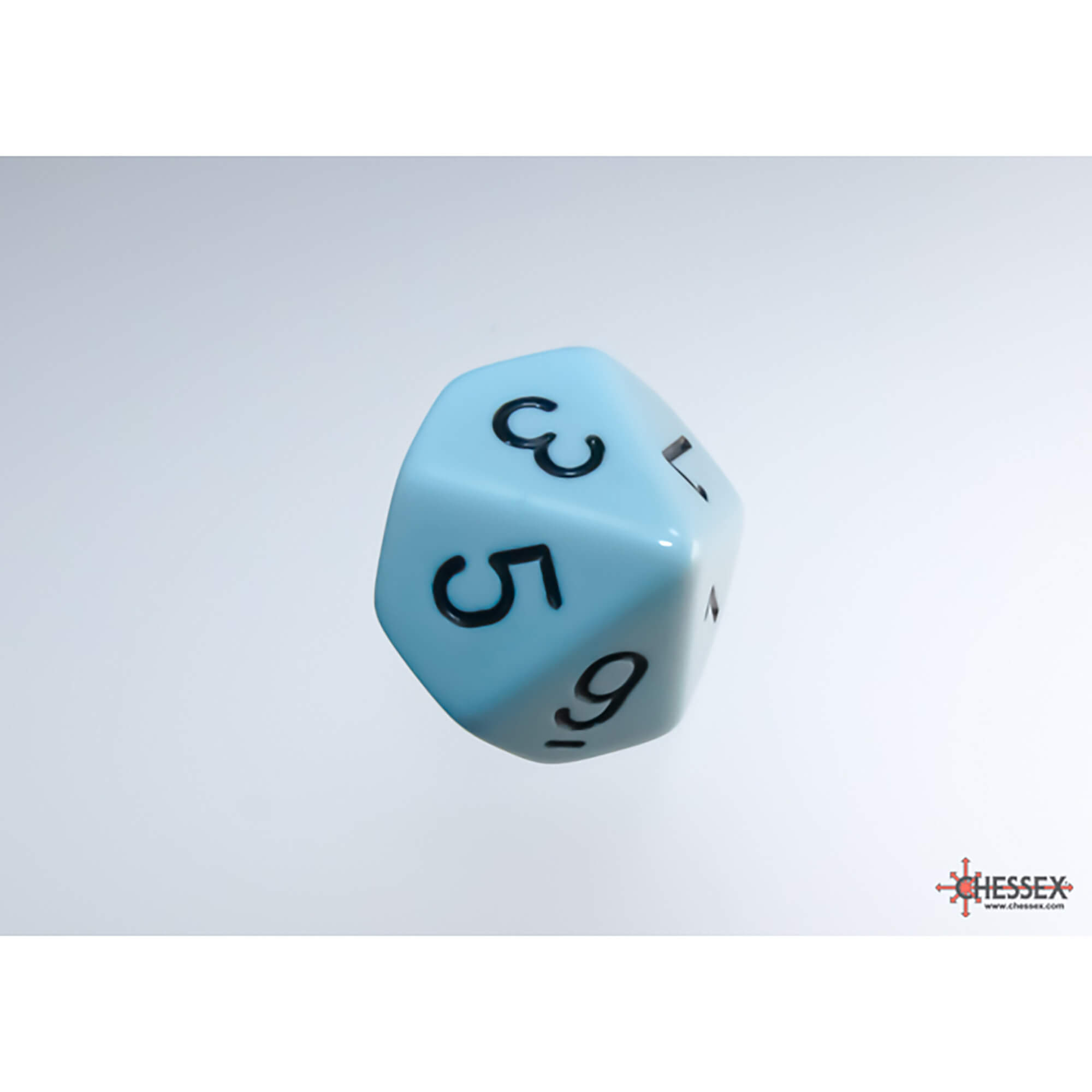 Chessex Opaque CHX25266 kostky D10 10 ks pastelová modrá